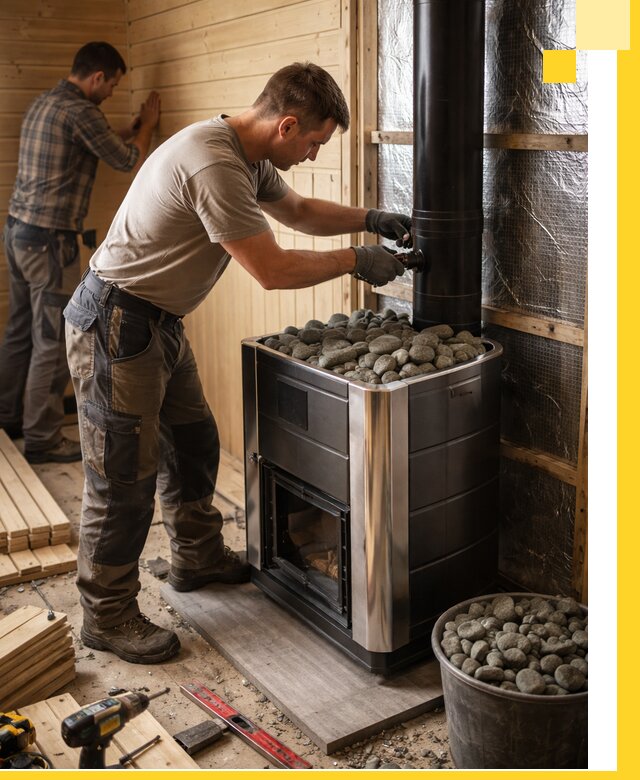 Проектирование и строительство парилок для бани в Сочи под ключ