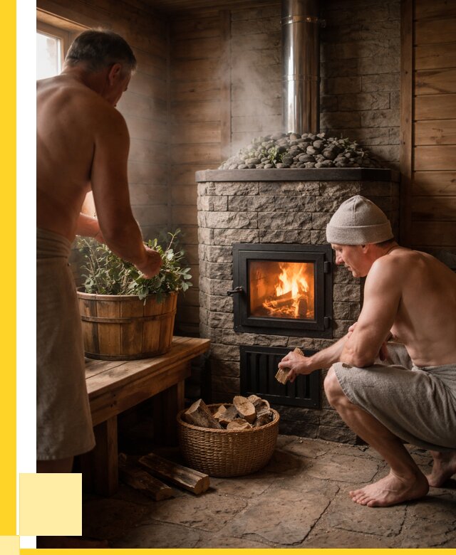 Банные печи под ключ в Сочи от 46512 р. | ЭриданСчи кирпичная