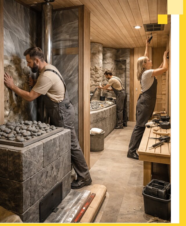 Строительство бань и SPA процедур в Сочи под ключ и отделкой