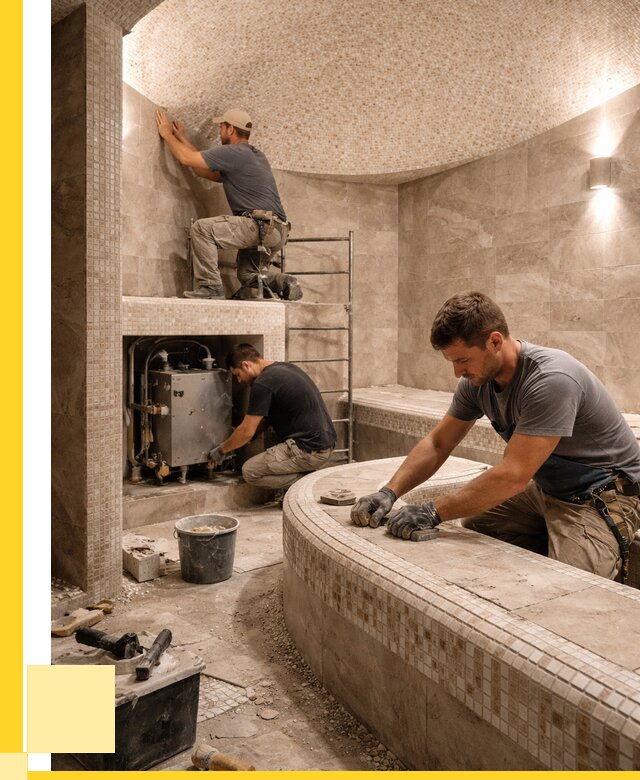 Монтаж хамамов под ключ в Сочи от 258400 р. ЭриданСчи