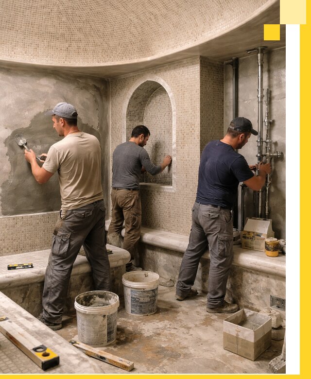 Профессиональный монтаж хамамов под ключ в Сочи с гарантией