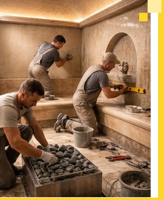 Проектирование и строительство хамама и сауны в Сочи