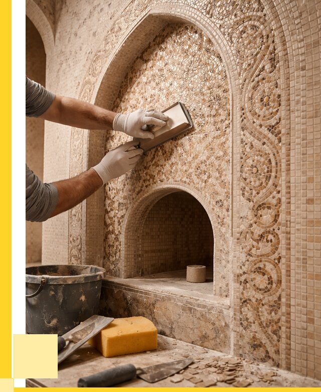 Мозаика для хамама в Сочи под ключ от 5168 р. | ЭриданСчи